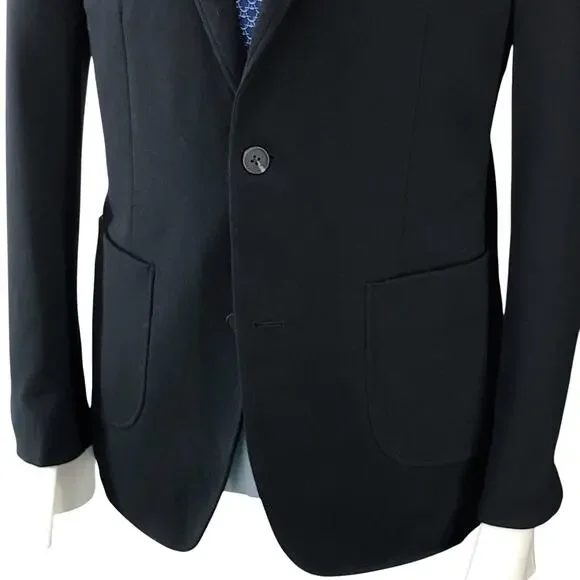 Artefact StichFix Mens Size M/S 40R Sport Coat Knit Blazer Unstructured Black